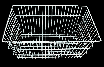 Utility Cart Wire Basket 12"