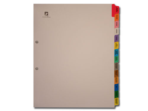 Custom Credentialing Dividers